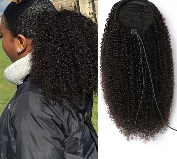 Exotic kinky curly ponytail 22"