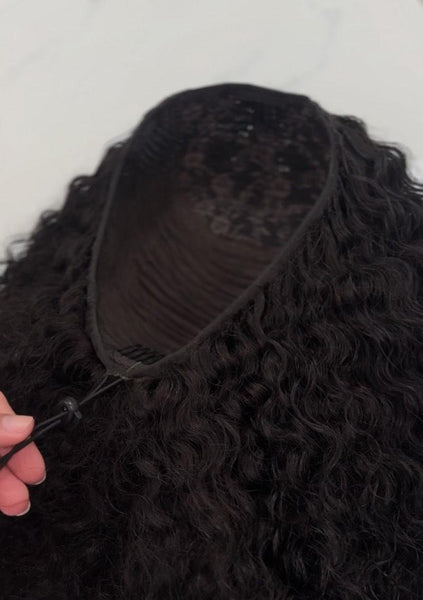 Flip- Over Half Wig 22" Exotic super curly